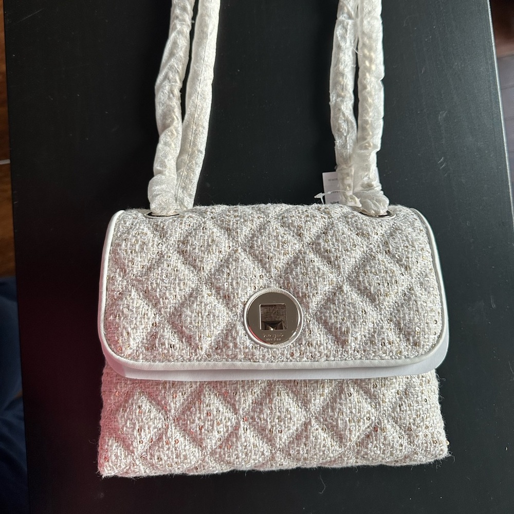 Kate Spade Natalia Tweed with sequins bag